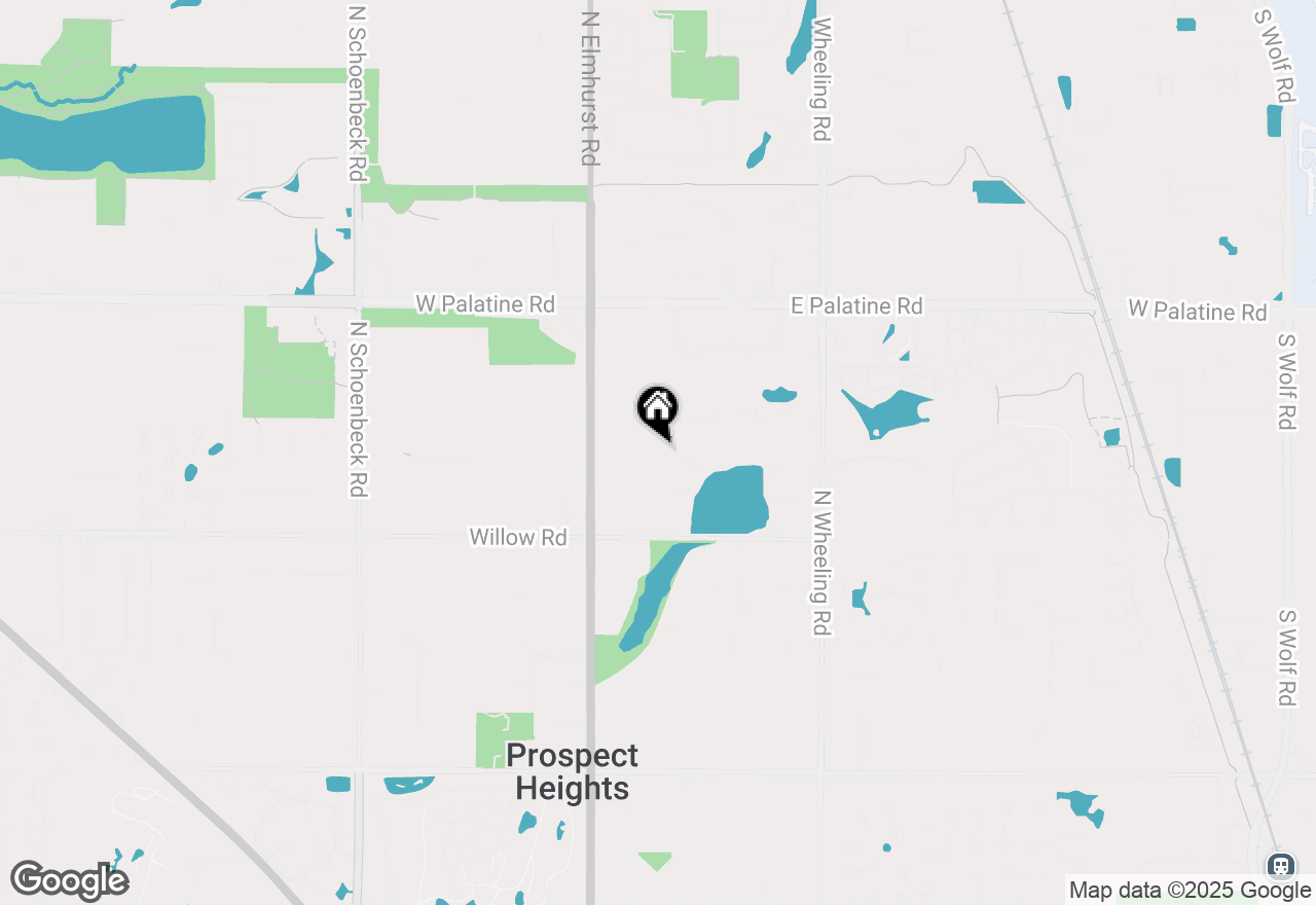 Map of 505 N Maple Street, Prospect Heights, IL 60070