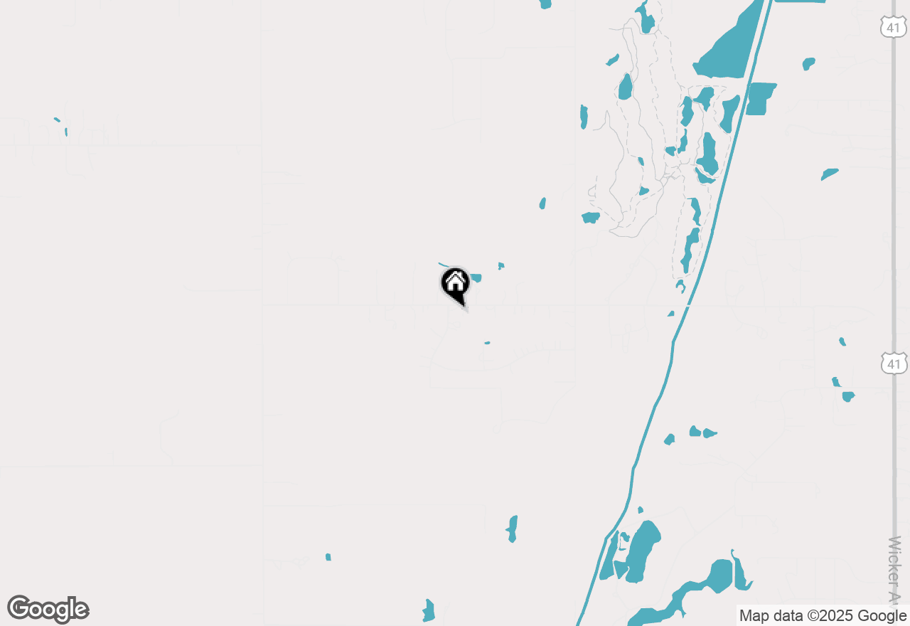 Map of 13399 W 117th Avenue, Cedar Lake, IN 46303