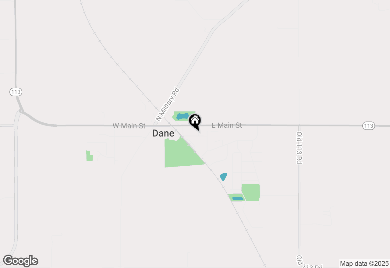 Map of 312 High Street, Dane, WI 53529