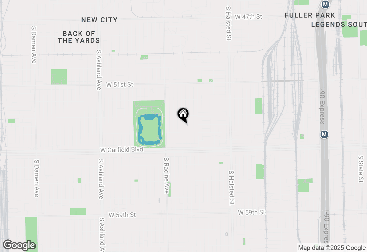 Map of 5341 S Aberdeen Street, Chicago, IL 60609