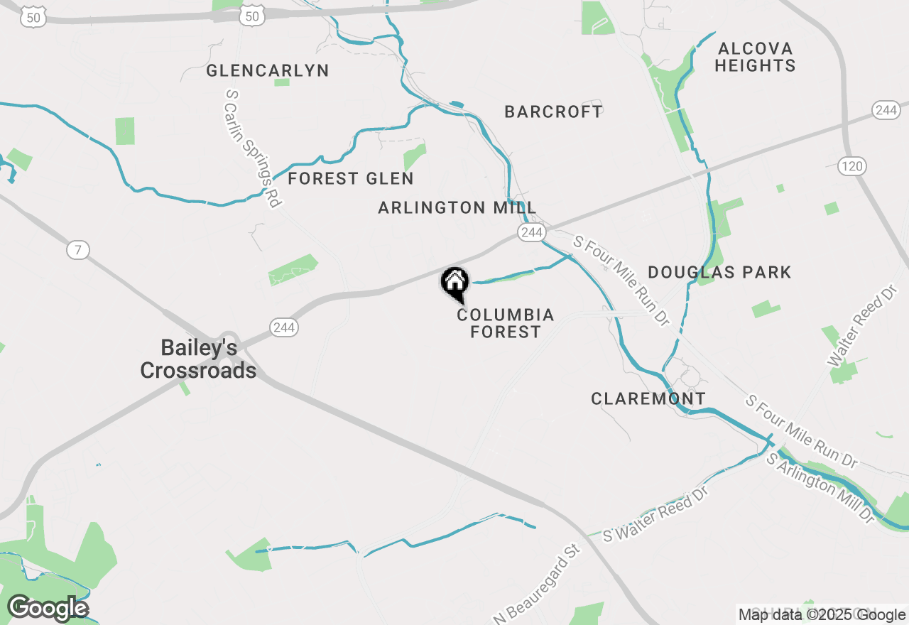 Map of 5209 10th Place S, Arlington, VA 22204