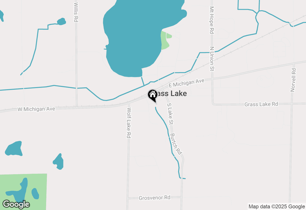 Map of 229 Water St, Grass Lake, MI 49240