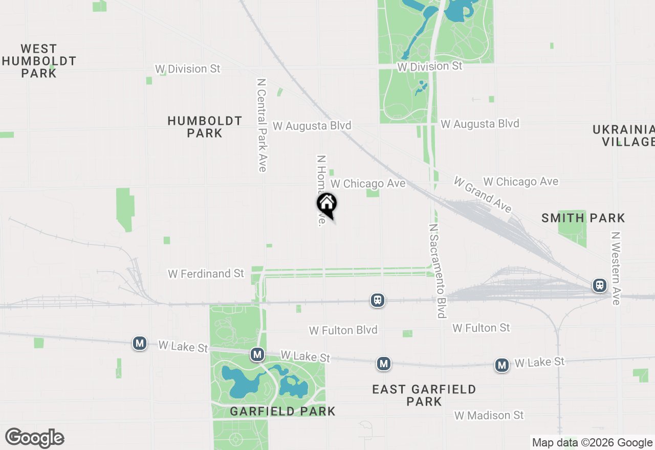 Map of 635 N Homan Avenue, Chicago, IL 60624
