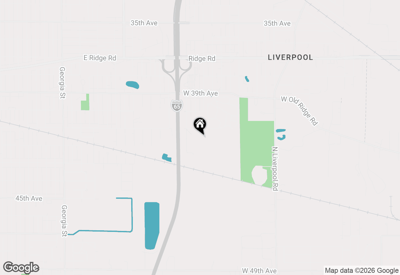 Map of 4101 Howard Street, Hobart, IN 46342