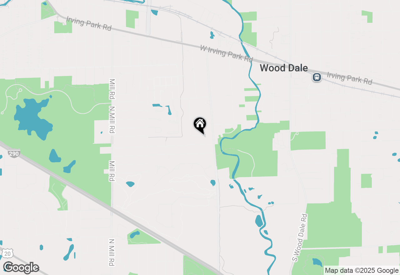 Map of 366 Manning Drive, Wood Dale, IL 60191