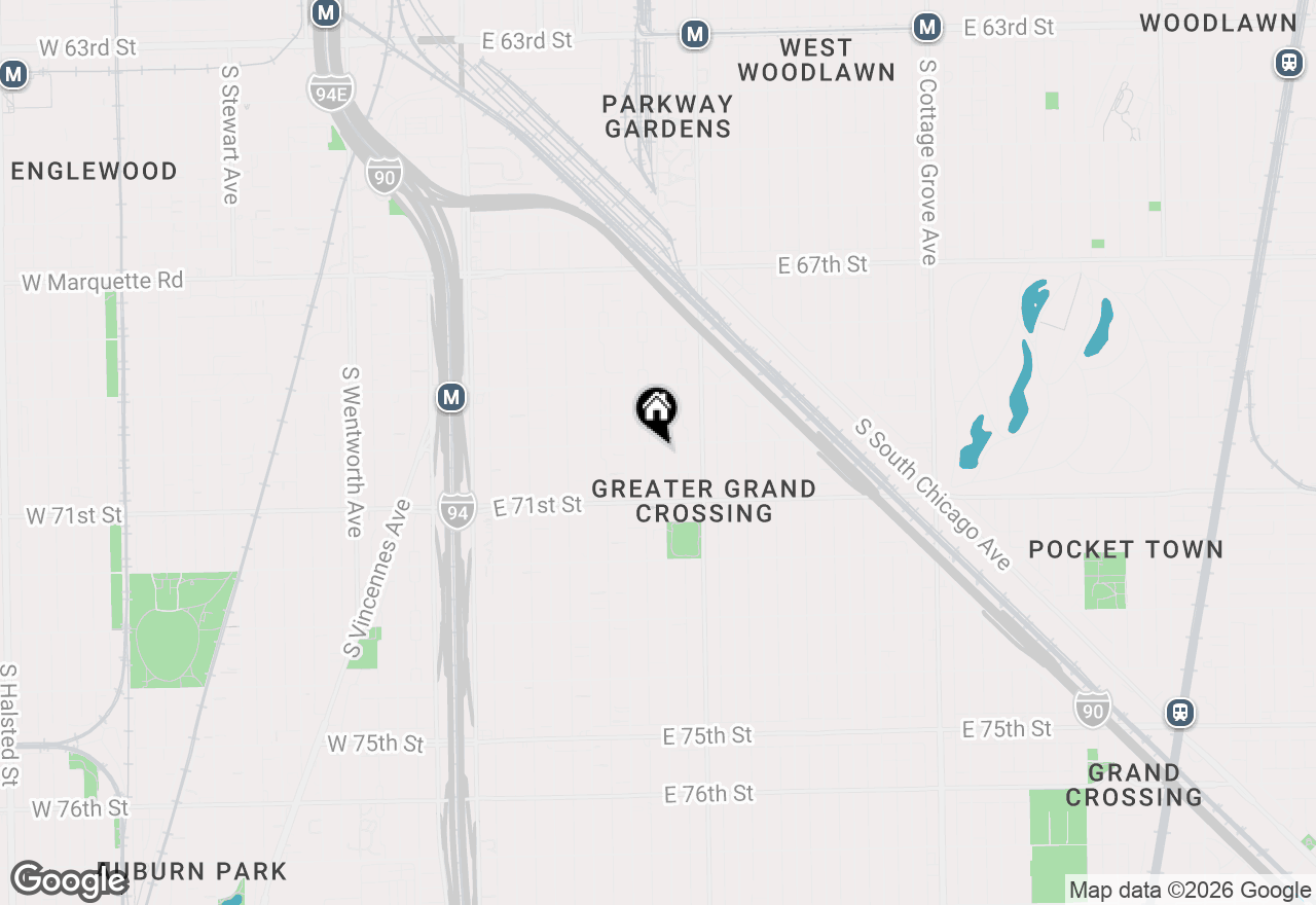 Map of 7006 S Calumet Avenue, Chicago, IL 60637
