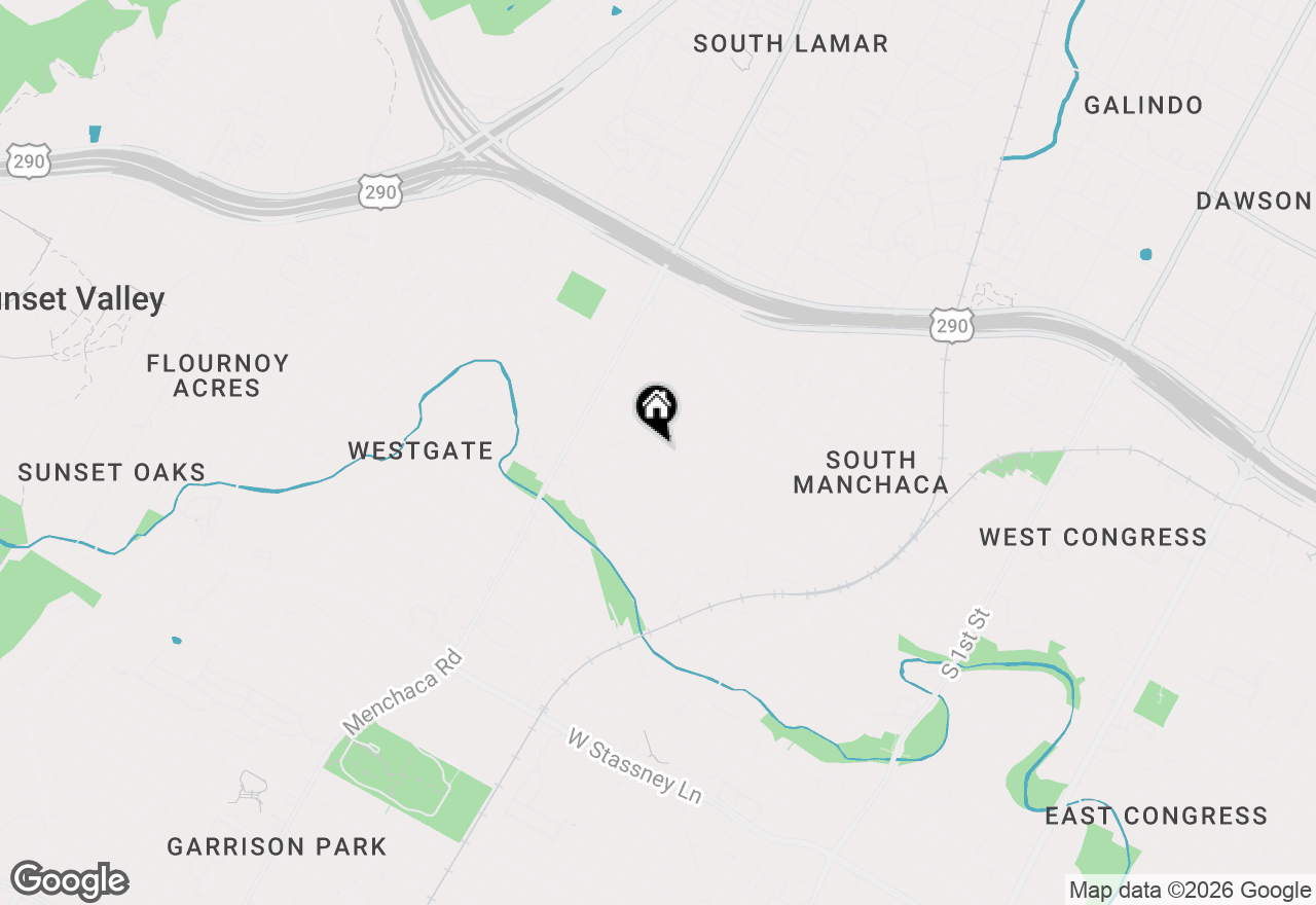 Map of 4700 Philco Dr, Austin, TX 78745