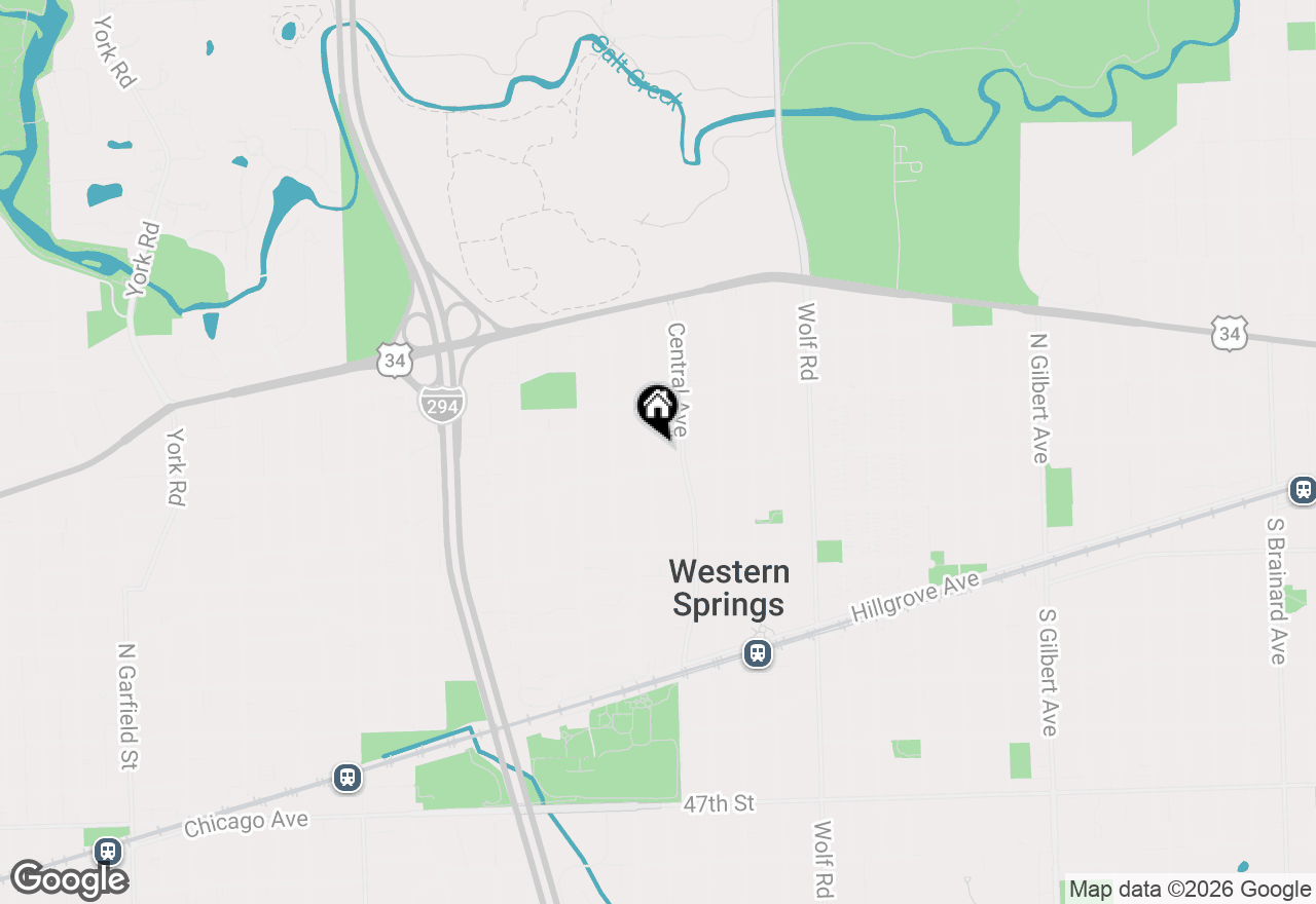 Map of 4067 Grove Avenue, Western Springs, IL 60558