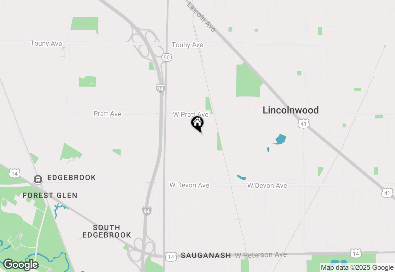 Map of 6644 N Kenton Avenue, Lincolnwood, IL 60712