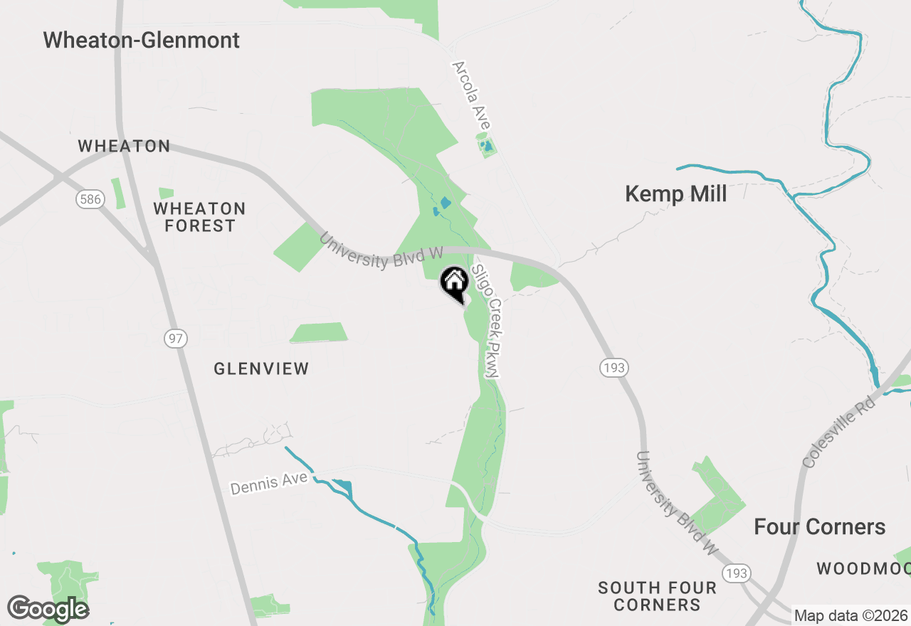 Map of 1401 Jasper Street, Silver Spring, MD 20902