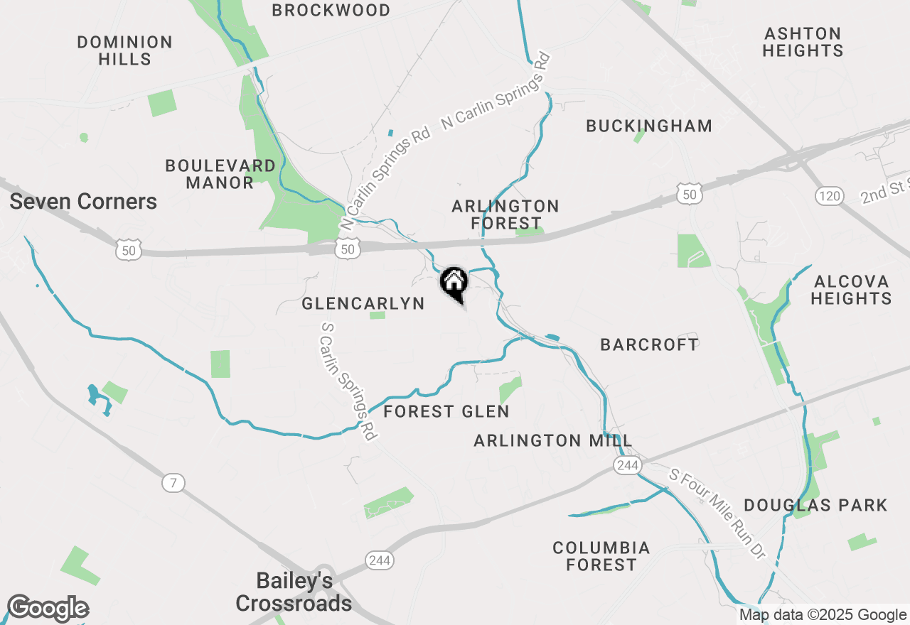 Map of 5417 4th Street S, Arlington, VA 22204