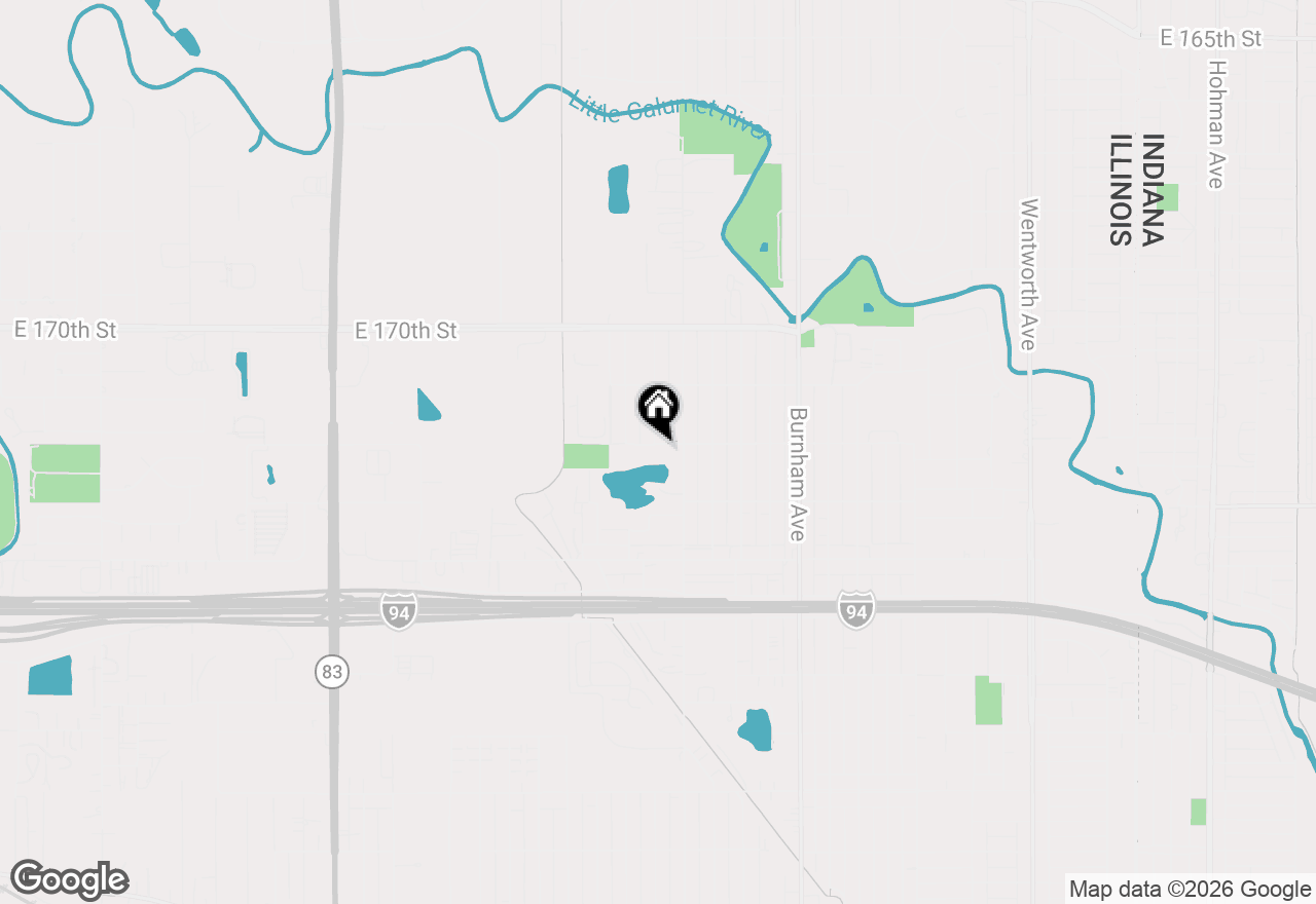 Map of 2937 172nd Street, Lansing, IL 60438