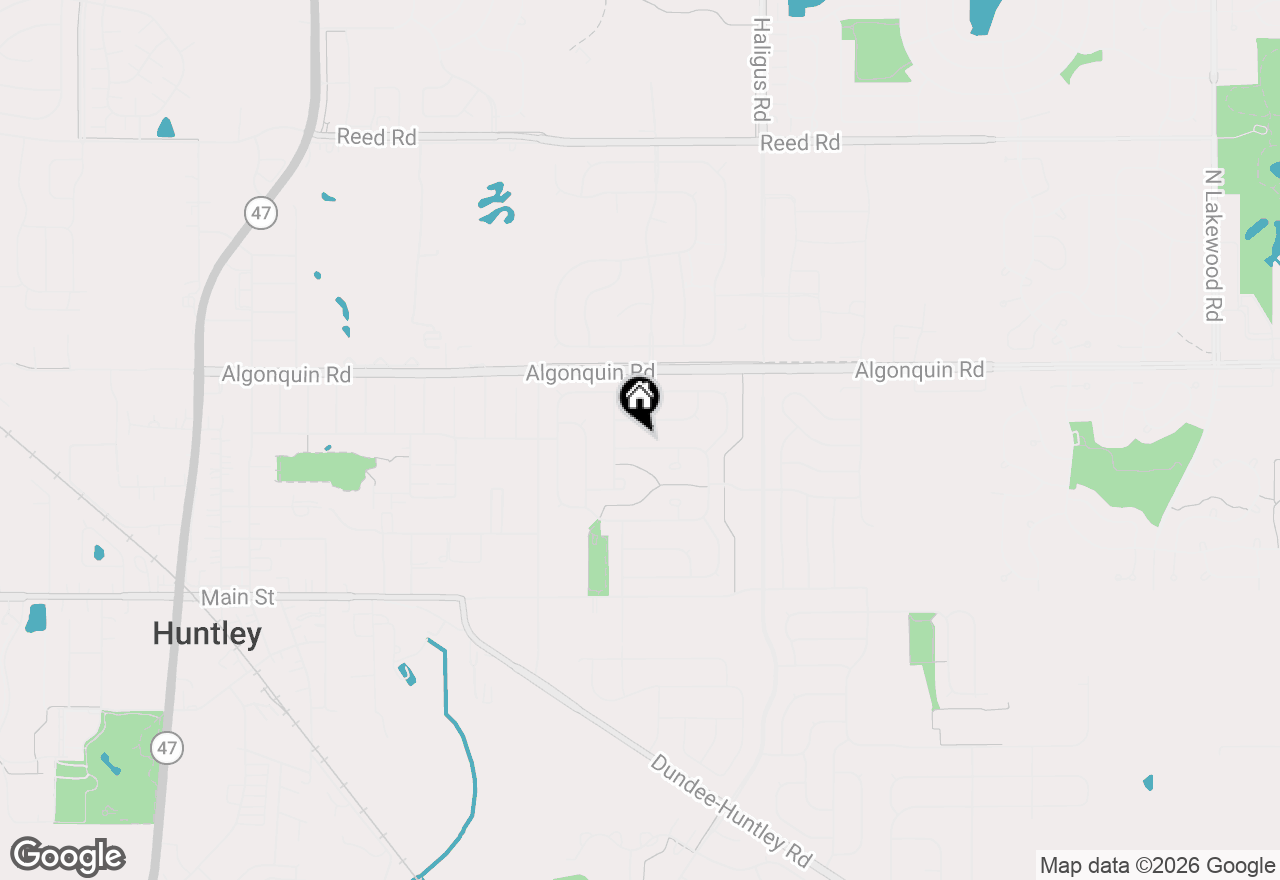 Map of 10780 Santa Fe Trail, Huntley, IL 60142