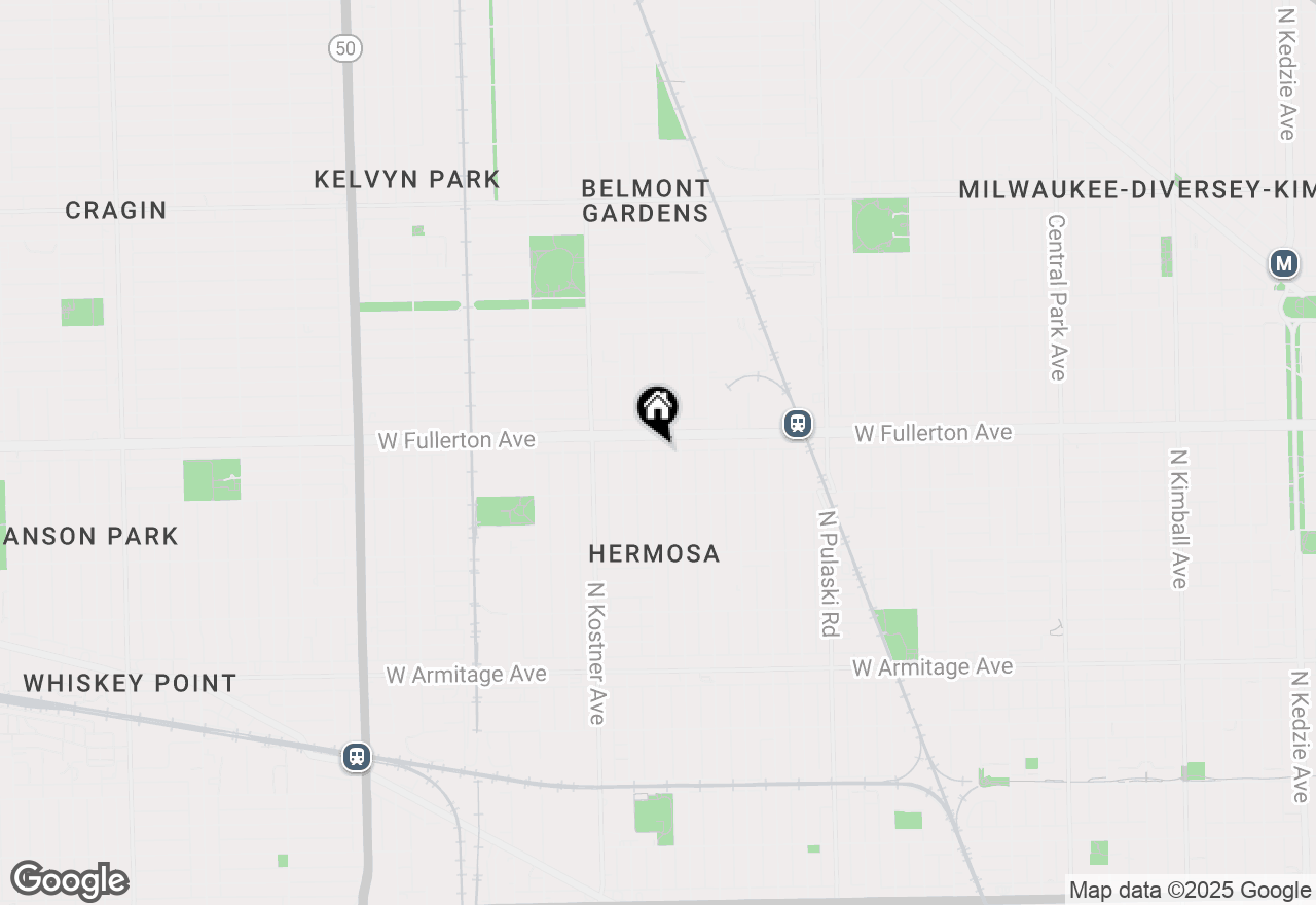 Map of 2343 N Kildare Avenue, Chicago, IL 60639