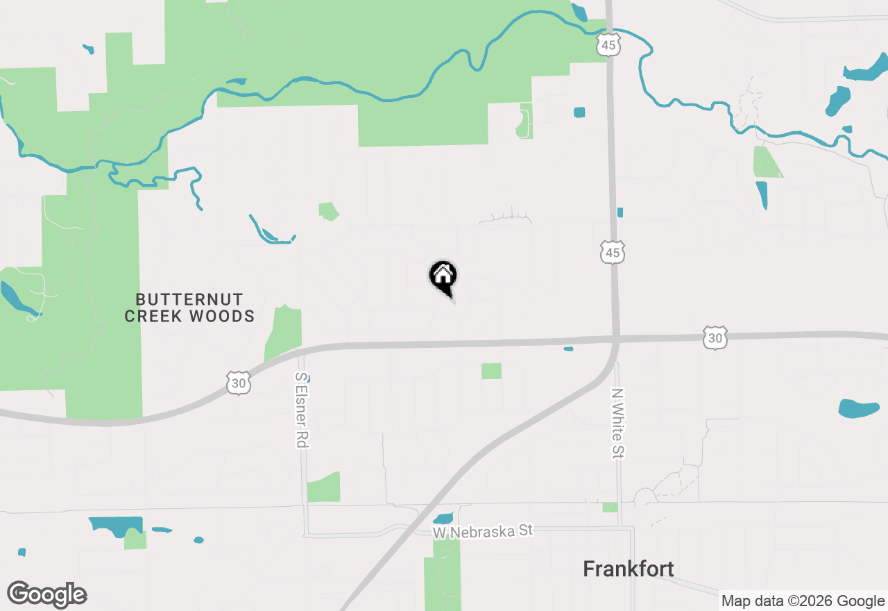 Map of 501 Hobby Avenue, Frankfort, IL 60423