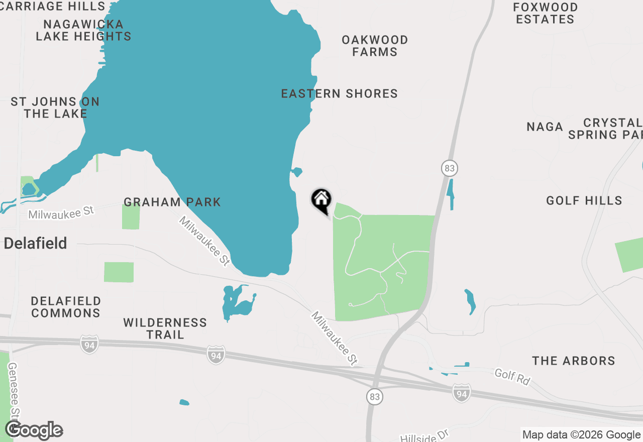 Map of 790 Garrison Ct, Delafield, WI 53018