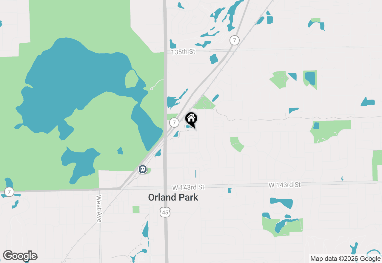 Map of 13941 John Humphrey Drive, Orland Park, IL 60462