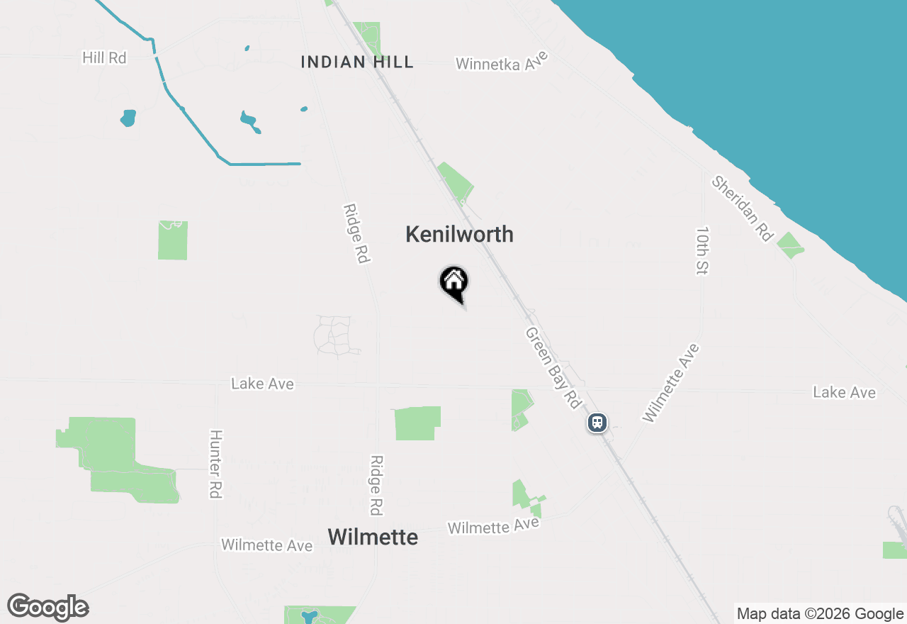 Map of 1626 Elmwood Avenue, Wilmette, IL 60091