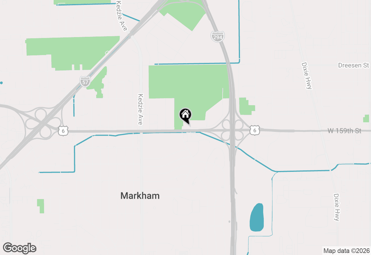 Map of 2920 159th Street, Markham, IL 60428