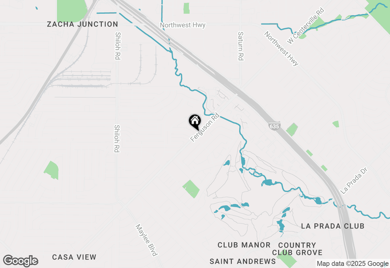 Map of 11501 Cotillion Drive, Dallas, TX 75228
