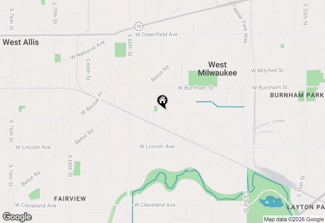 Map of 2051 S 55th St, West Allis, WI 53219