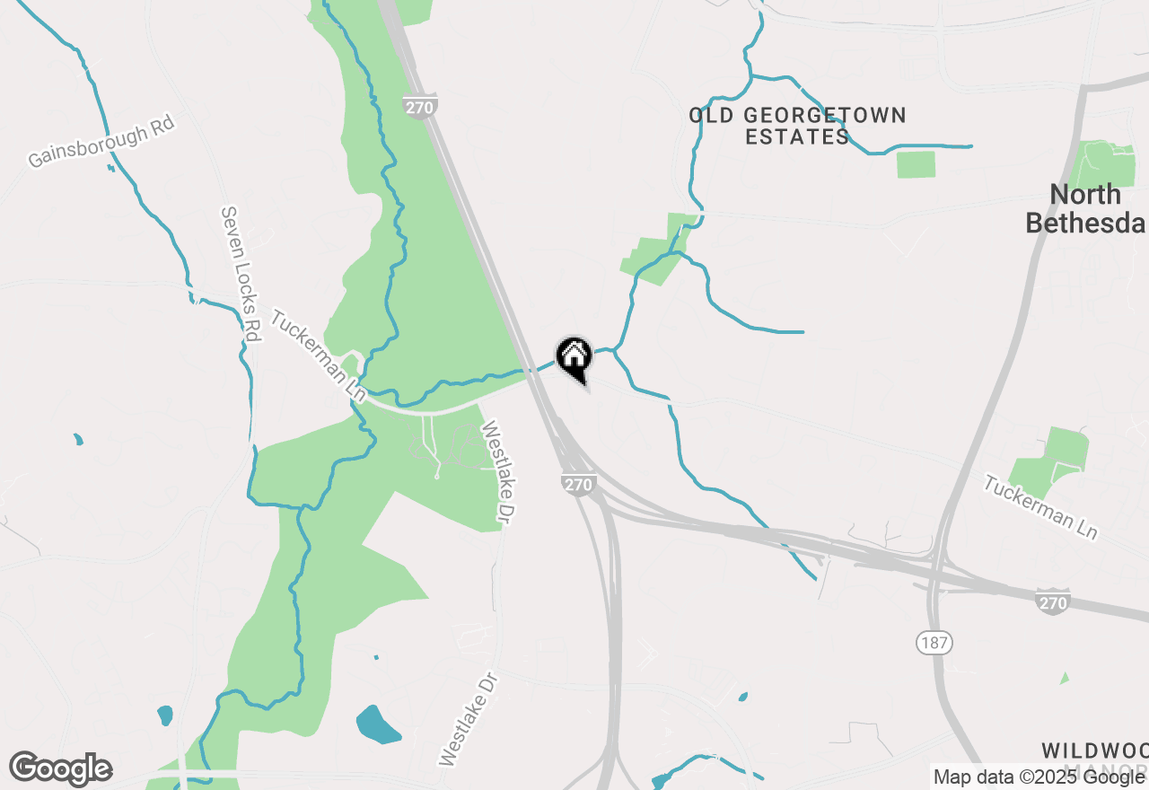 Map of 11033 Daybreak Ct, North Bethesda, MD 20852