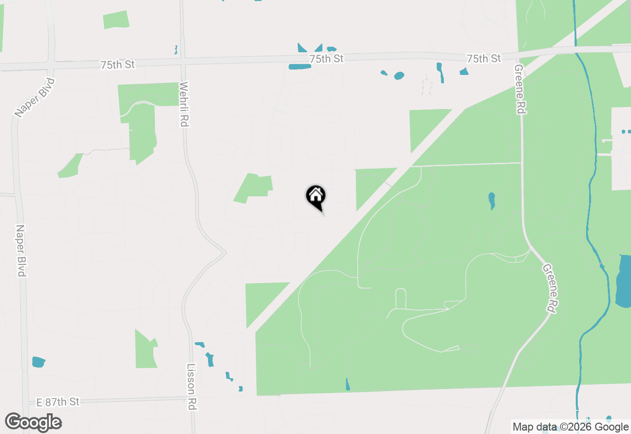Map of 1837 Auburn Avenue, Naperville, IL 60565