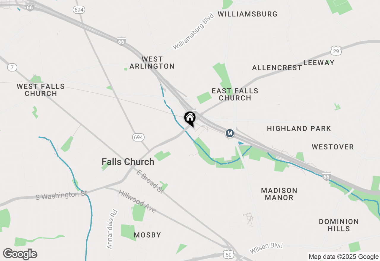 Map of 2200 N Westmoreland Street #201, Arlington, VA 22213