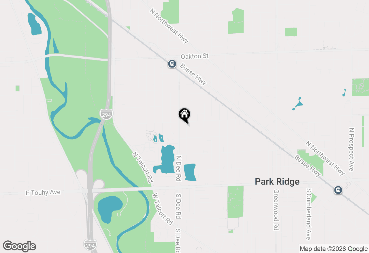 Map of 532 N Redfield Court, Park Ridge, IL 60068