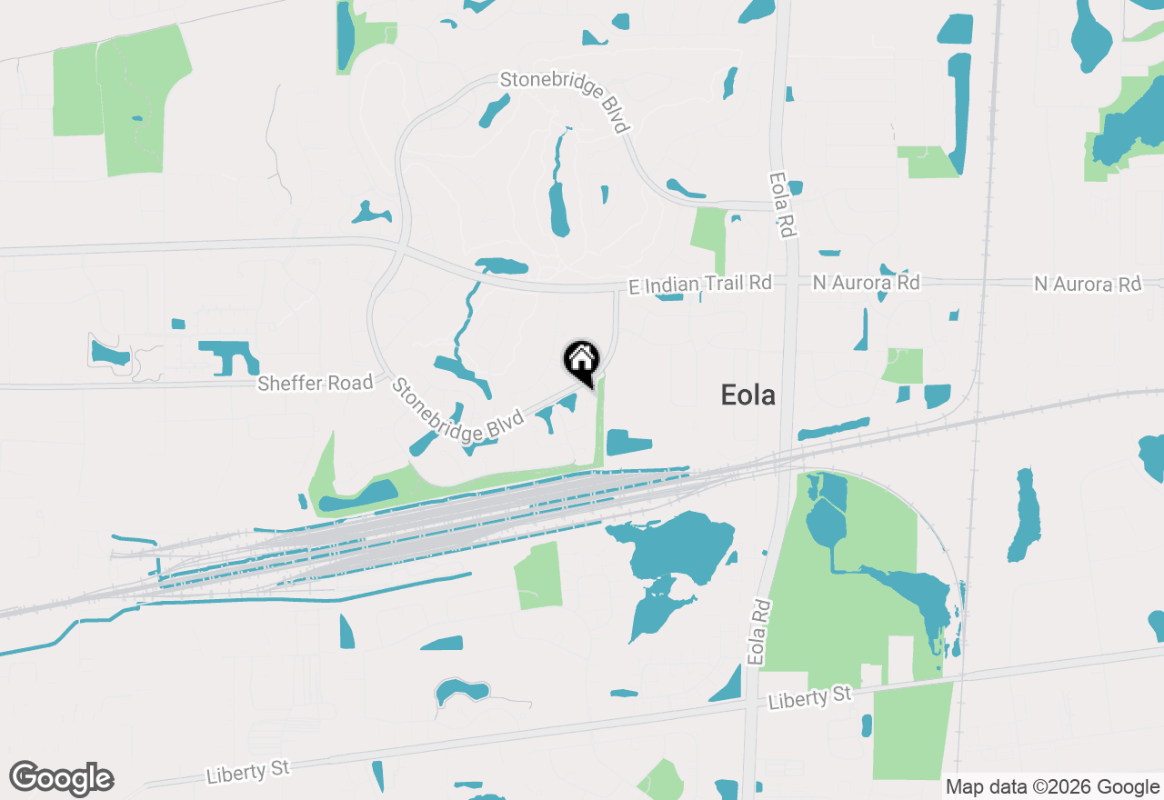 Map of 2598 Chasewood Court, Aurora, IL 60502