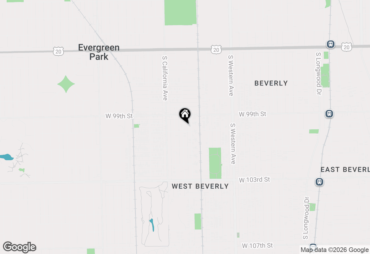 Map of 9945 S Washtenaw Avenue, Chicago, IL 60655