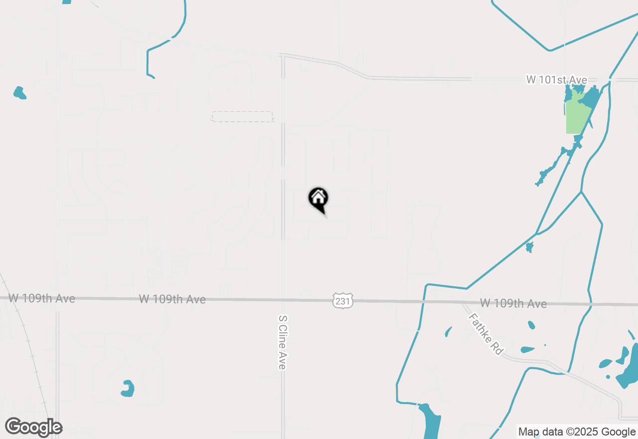 Map of 7866 W 106th Place, Crown Point, IN 46307