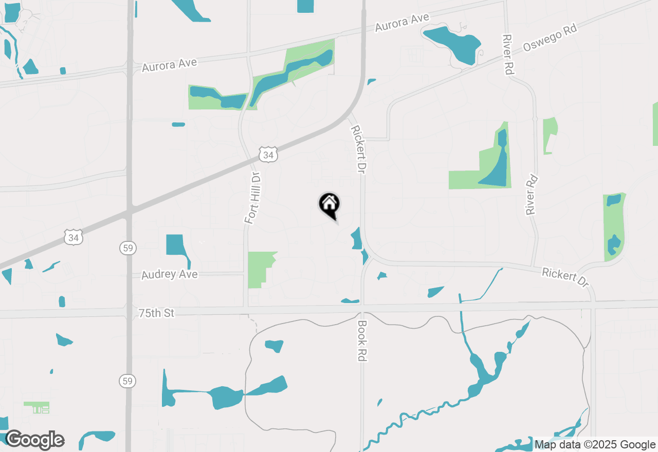 Map of 1040 Sanctuary Lane, Naperville, IL 60540