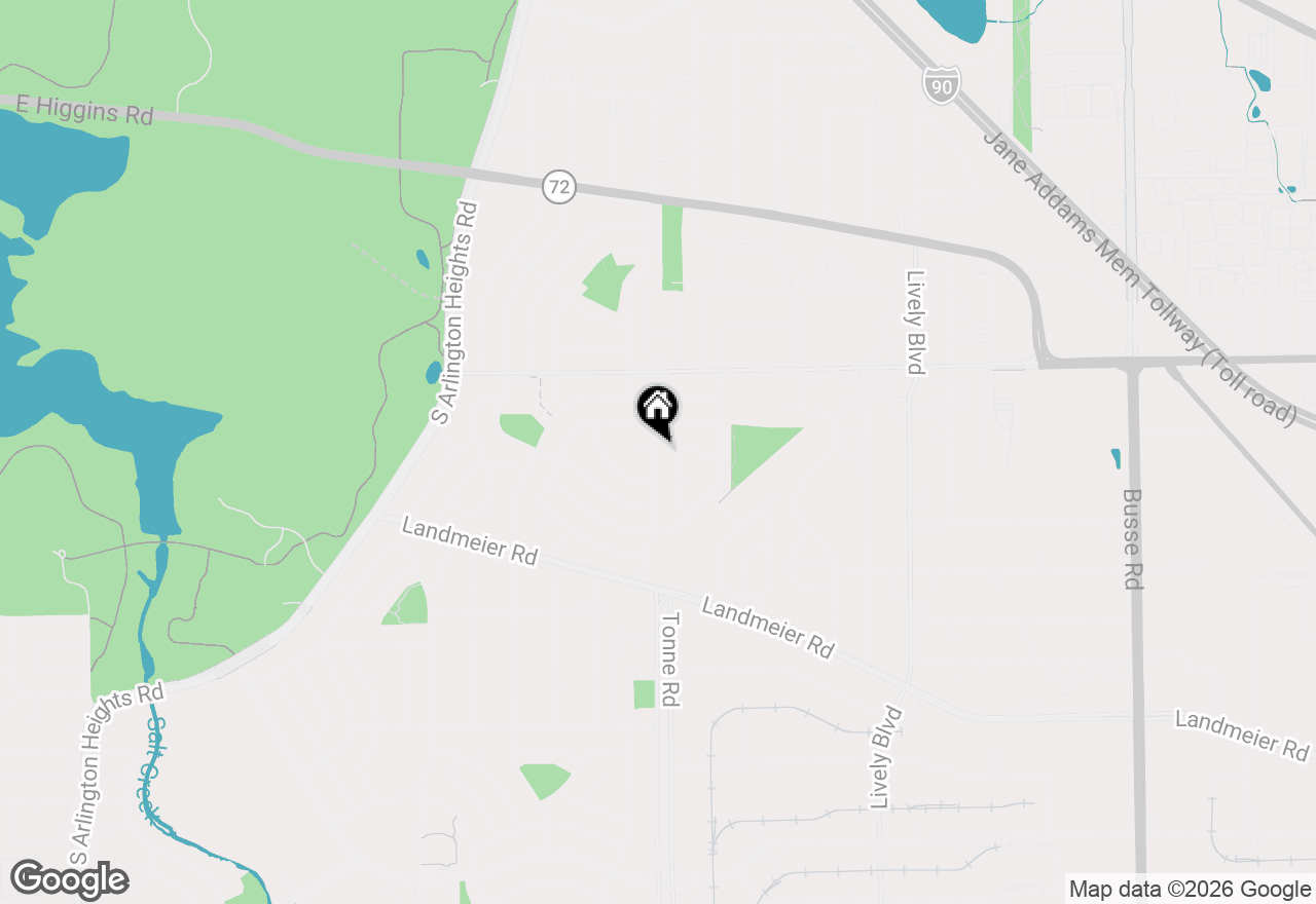Map of 145 Wildwood Road, Elk Grove Village, IL 60007