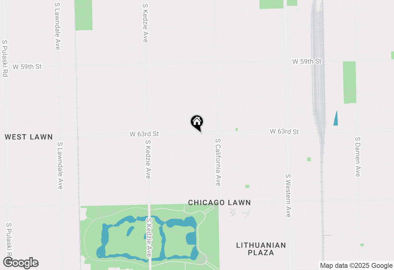 Map of 2909 W 63rd Street, Chicago, IL 60629