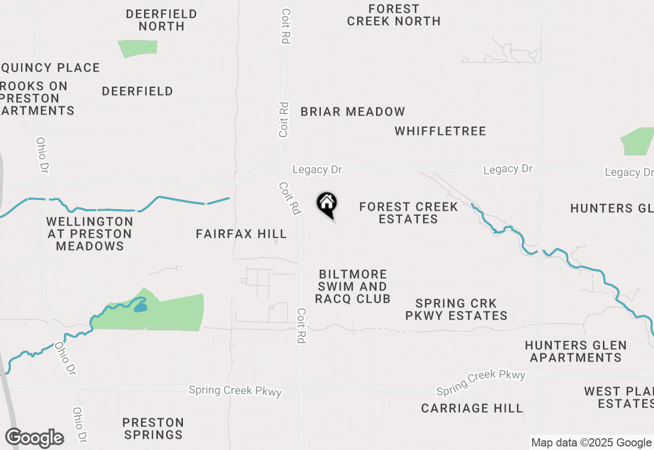 Map of 3920 Dalston Lane, Plano, TX 75023