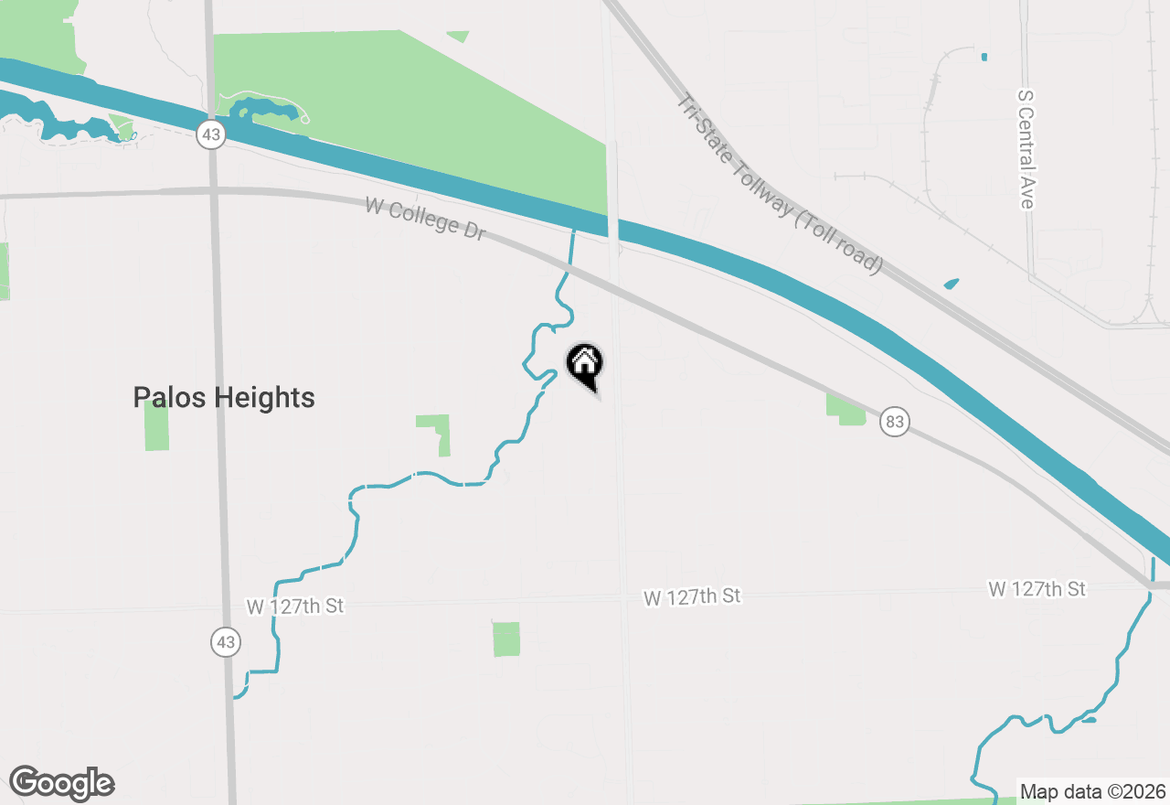 Map of 12306 S Nagle Avenue, Palos Heights, IL 60463