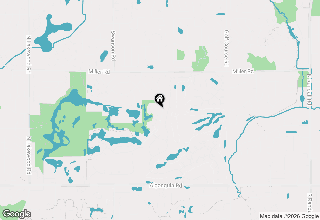 Map of 700 Juniper Lane, Lake In The Hills, IL 60156