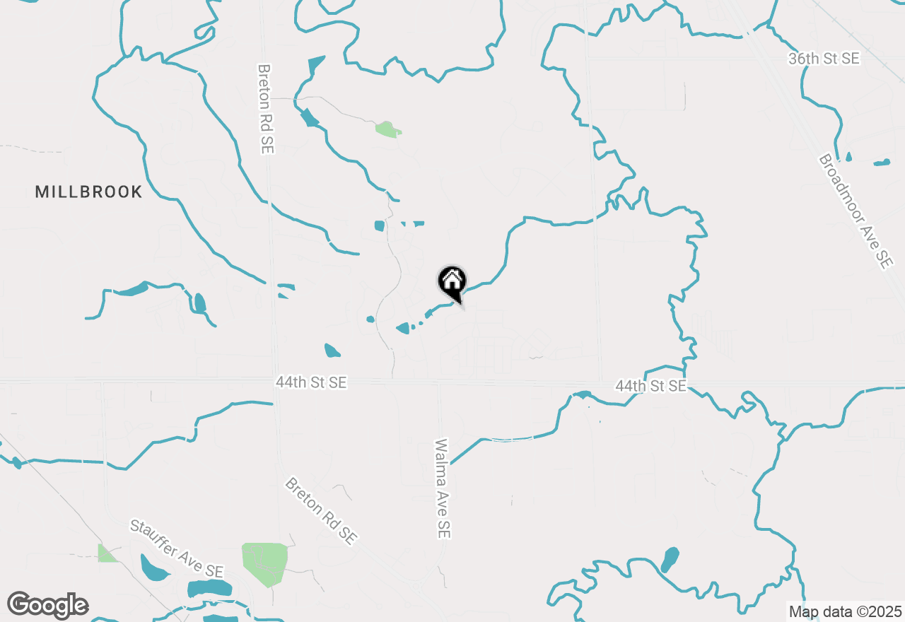 Map of 2827 W Cobblestone Court Se #13, Kentwood, MI 49512