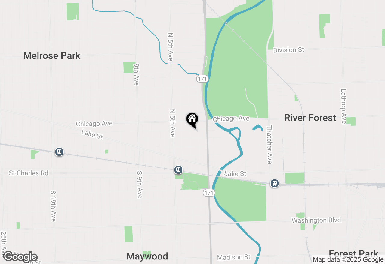 Map of 515 N 3rd Avenue, Maywood, IL 60153