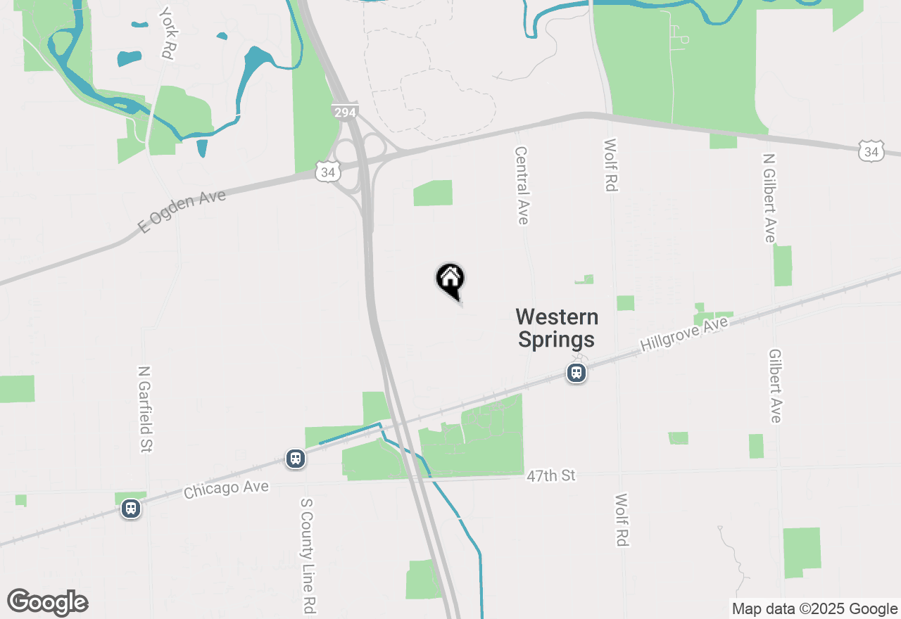 Map of 4236 Hampton Avenue, Western Springs, IL 60558