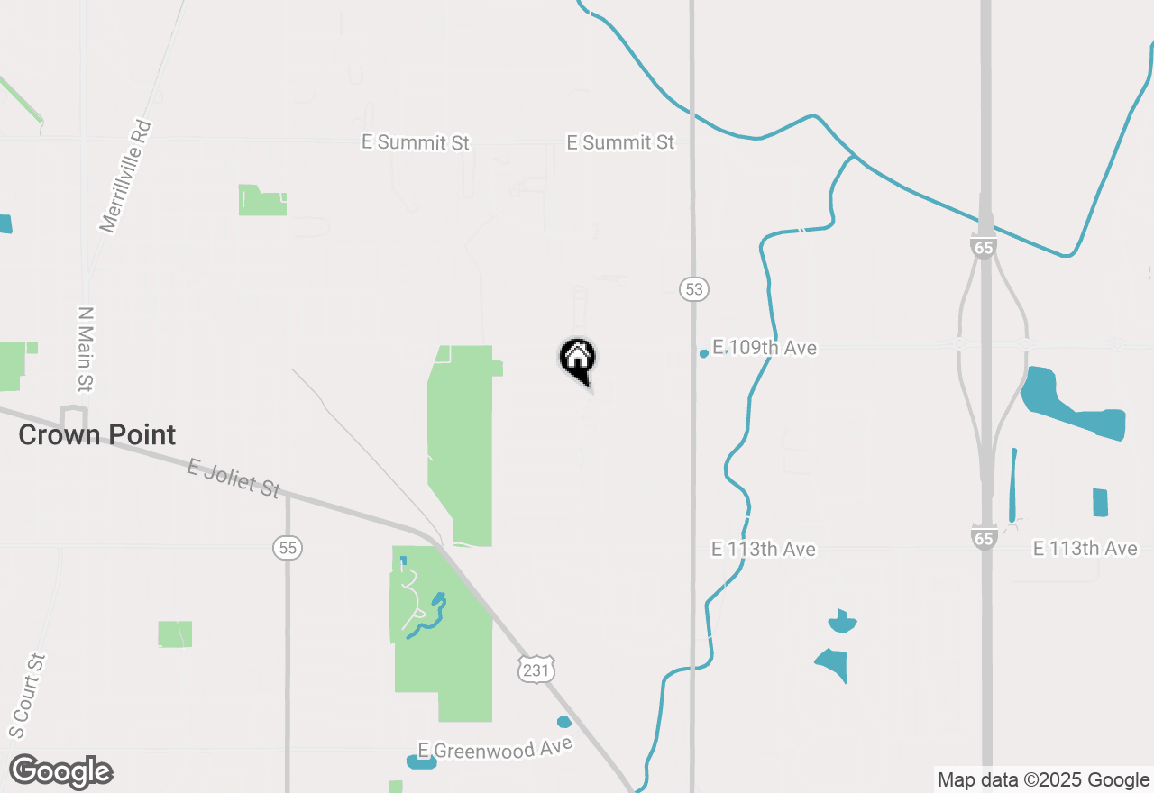 Map of 1751 Beech Drive, Crown Point, IN 46307