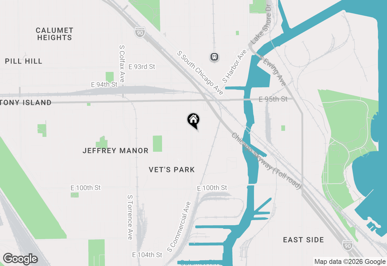 Map of 9655 S Commercial Avenue, Chicago, IL 60617