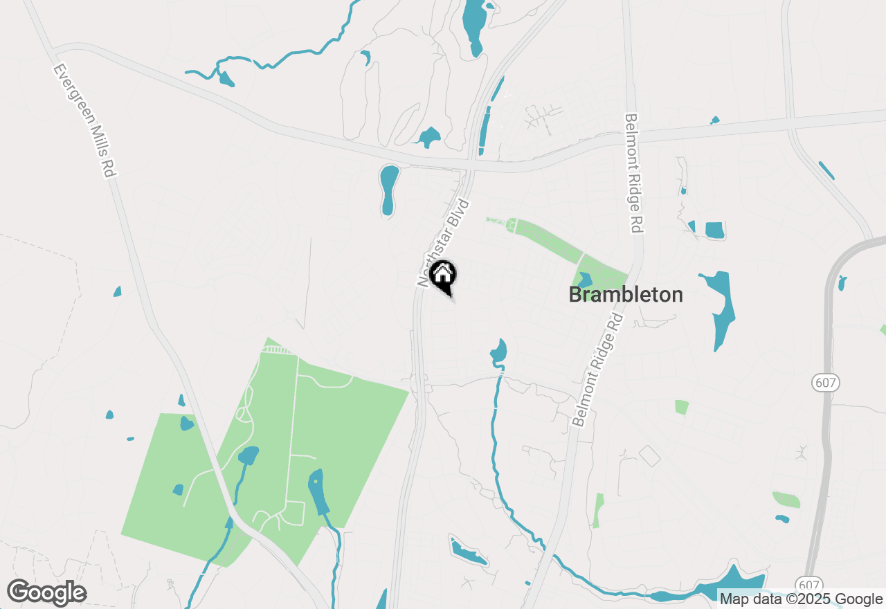 Map of 22973 Worden Terrace, Brambleton, VA 20148