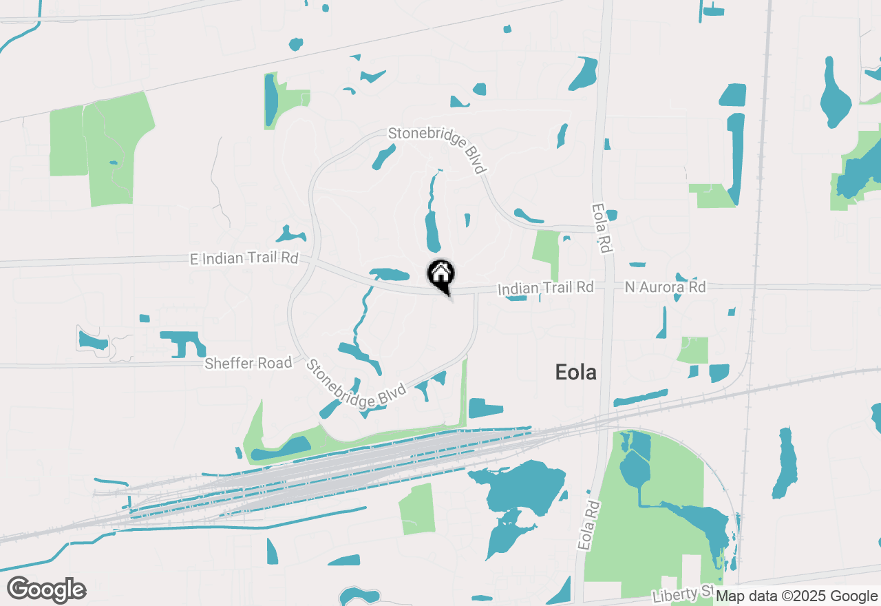 Map of 1123 Chadwick Court, Aurora, IL 60502