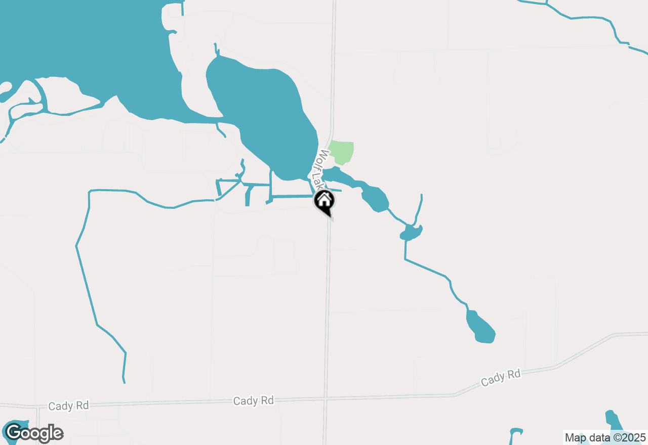 Map of 5344 W Wolf Lake Rd Road, Grass Lake, MI 49240