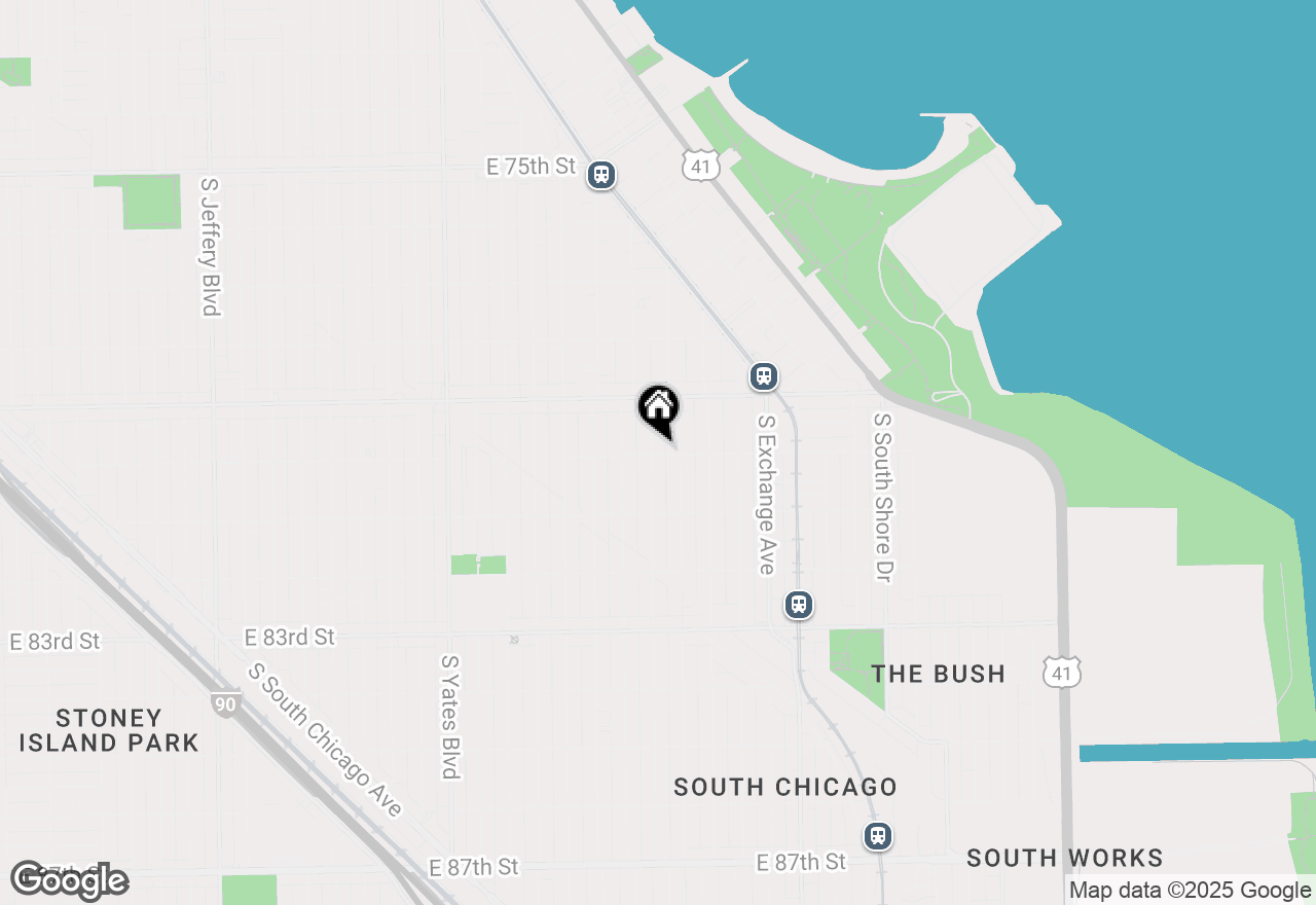 Map of 7957 S Manistee Avenue, Chicago, IL 60617