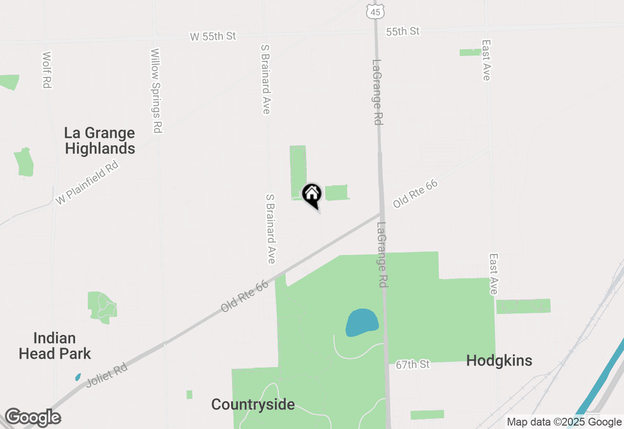 Map of 109 Meadowlark Drive #109, Countryside, IL 60525