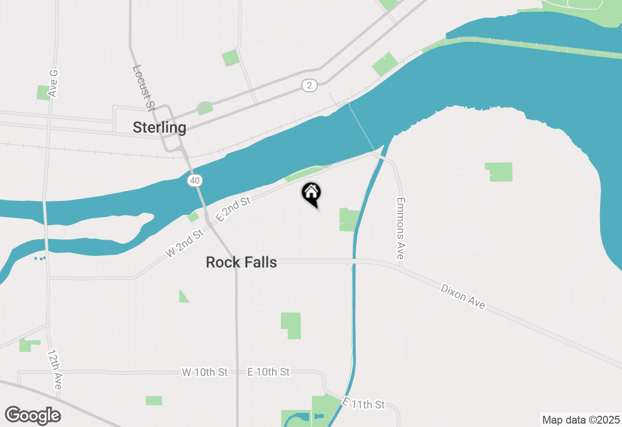 Map of 234 Avenue D, Rock Falls, IL 61071