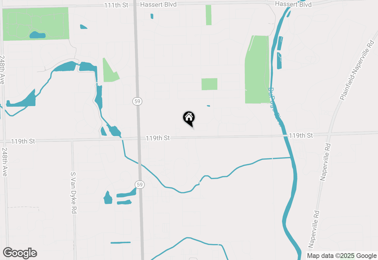 Map of 5951 Polo Street, Naperville, IL 60564